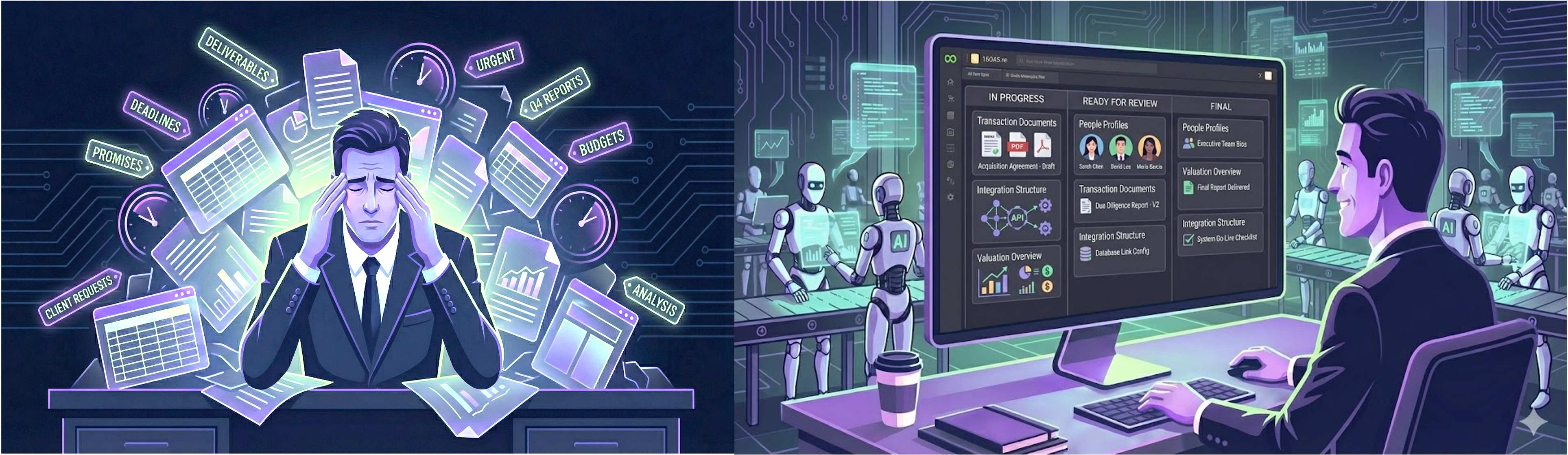 Transform your M&A workflow - from chaos to clarity with AI