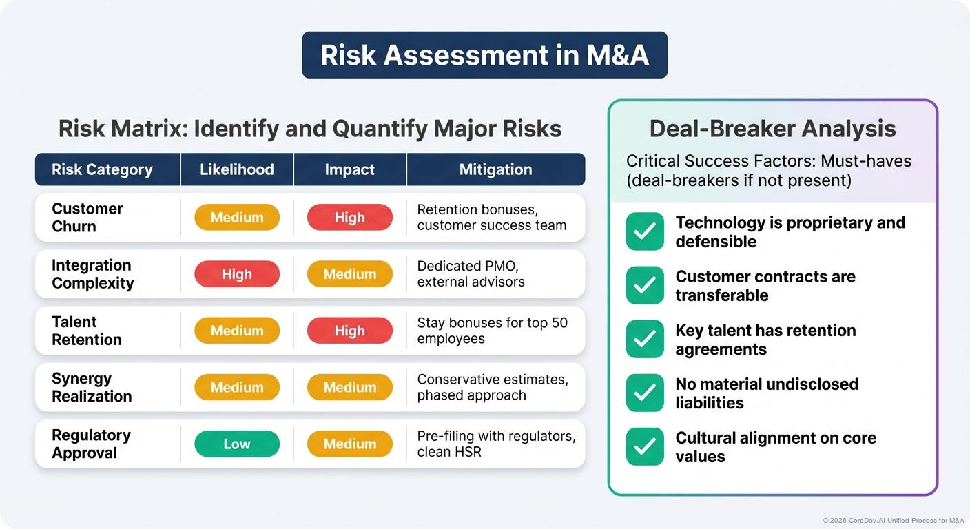 Risk Assessment in M&A