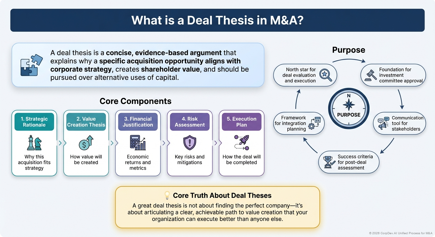 What is an M&A Deal Thesis?