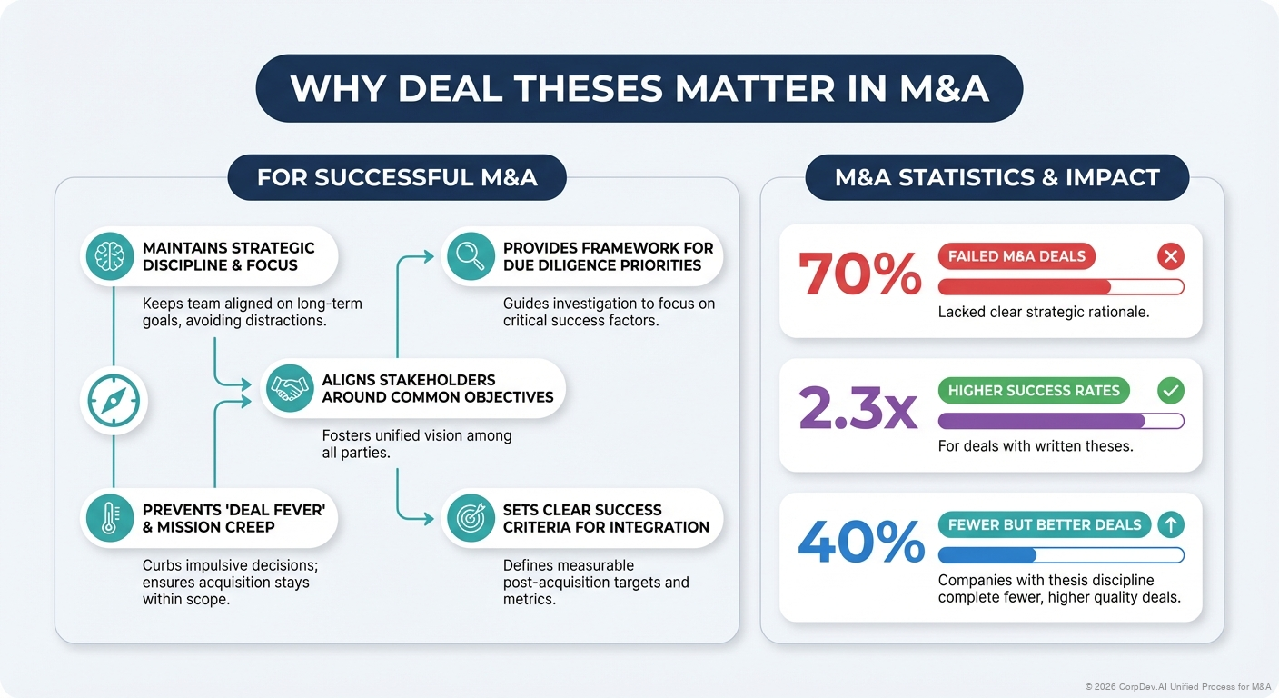 Why Deal Theses Matter in M&A