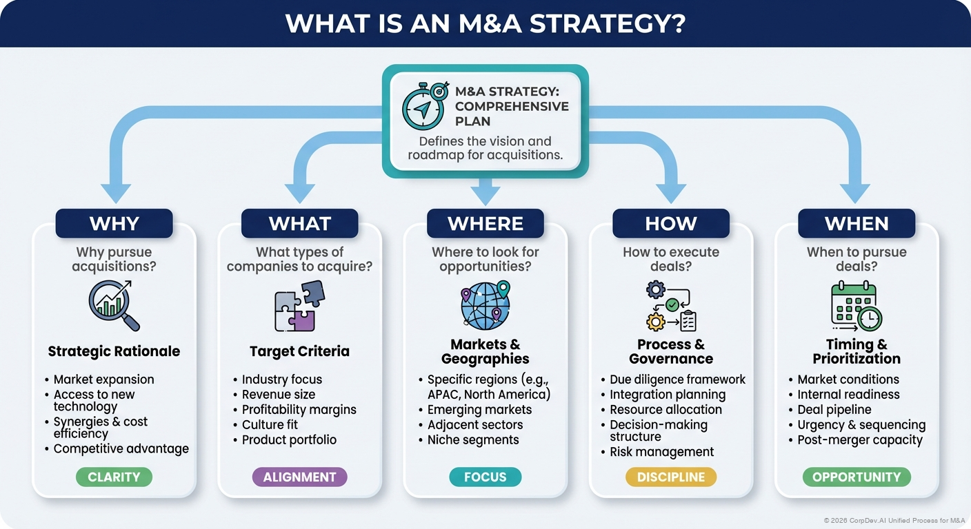 What is an M&A Strategy? - Visual Overview