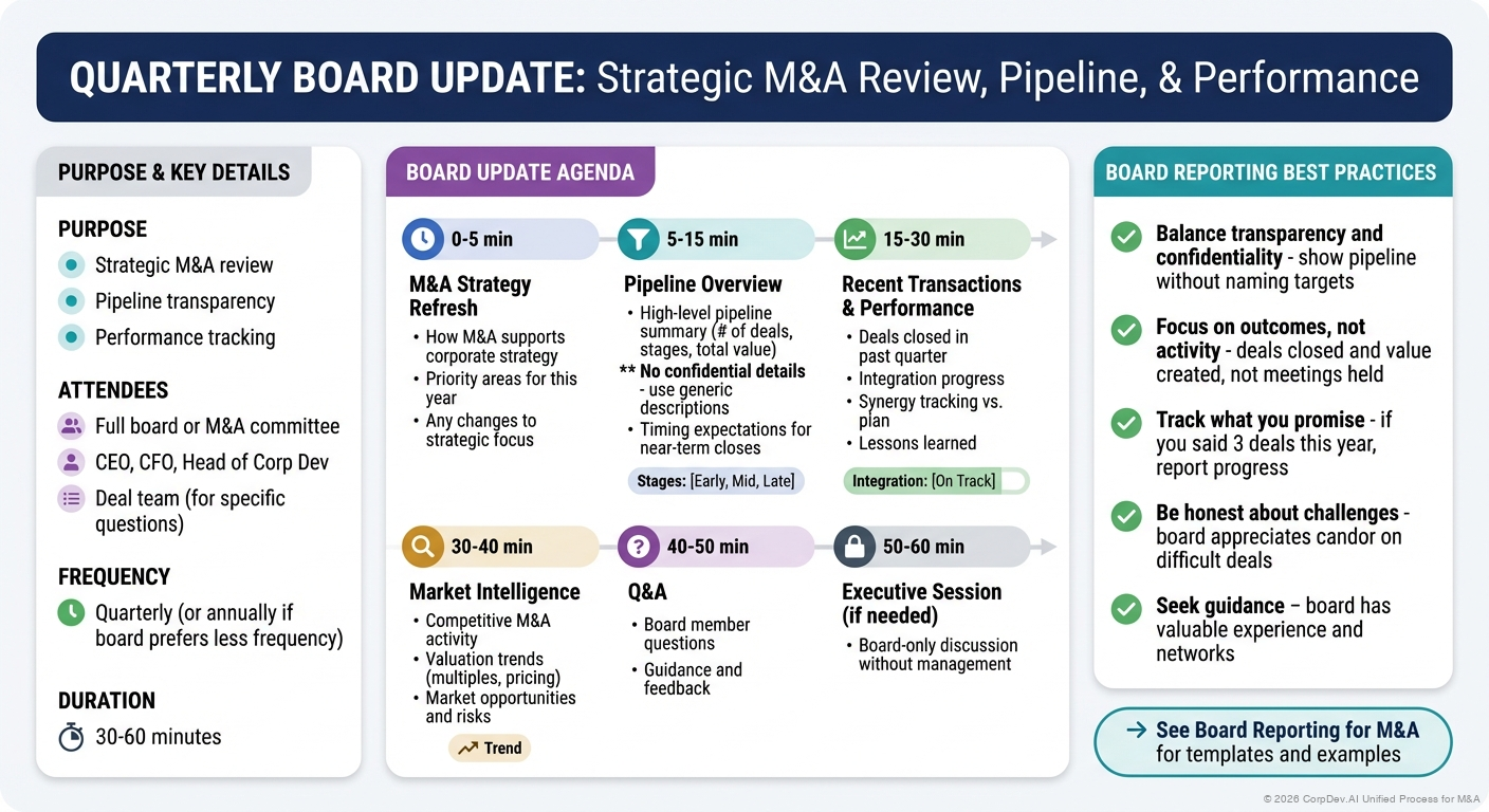 Quarterly Board Update - Visual Overview